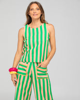 BOOM SHANKAR - Hara Top Reversible - Capri Peach/Tangerine